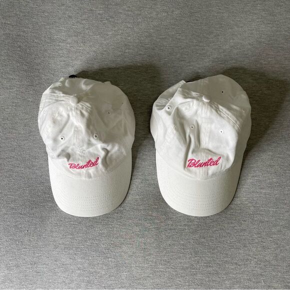 H&M "Blunted" Script Couples Matching Dad Cap 2 PCS. Set - Picture 2 of 10